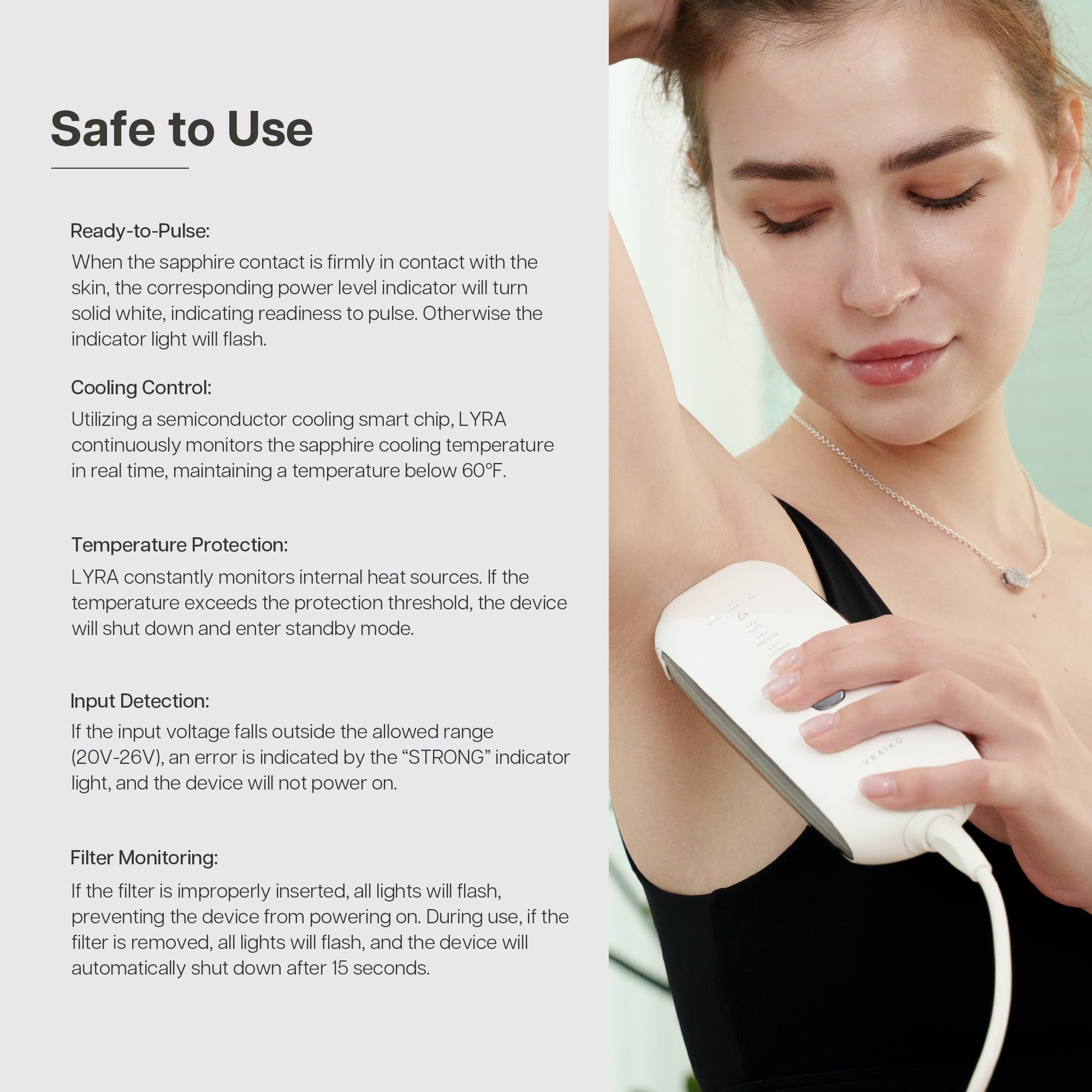 VRAIKO Lyra warranty and support for peace of mind.