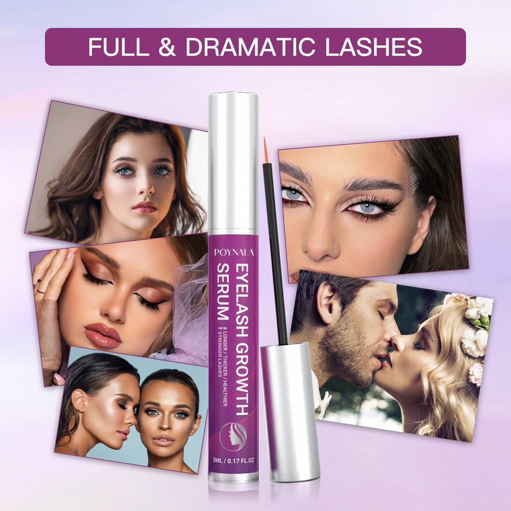 VRISNHA lash serum brush-on application on lashes illustrating easy nightly routine
