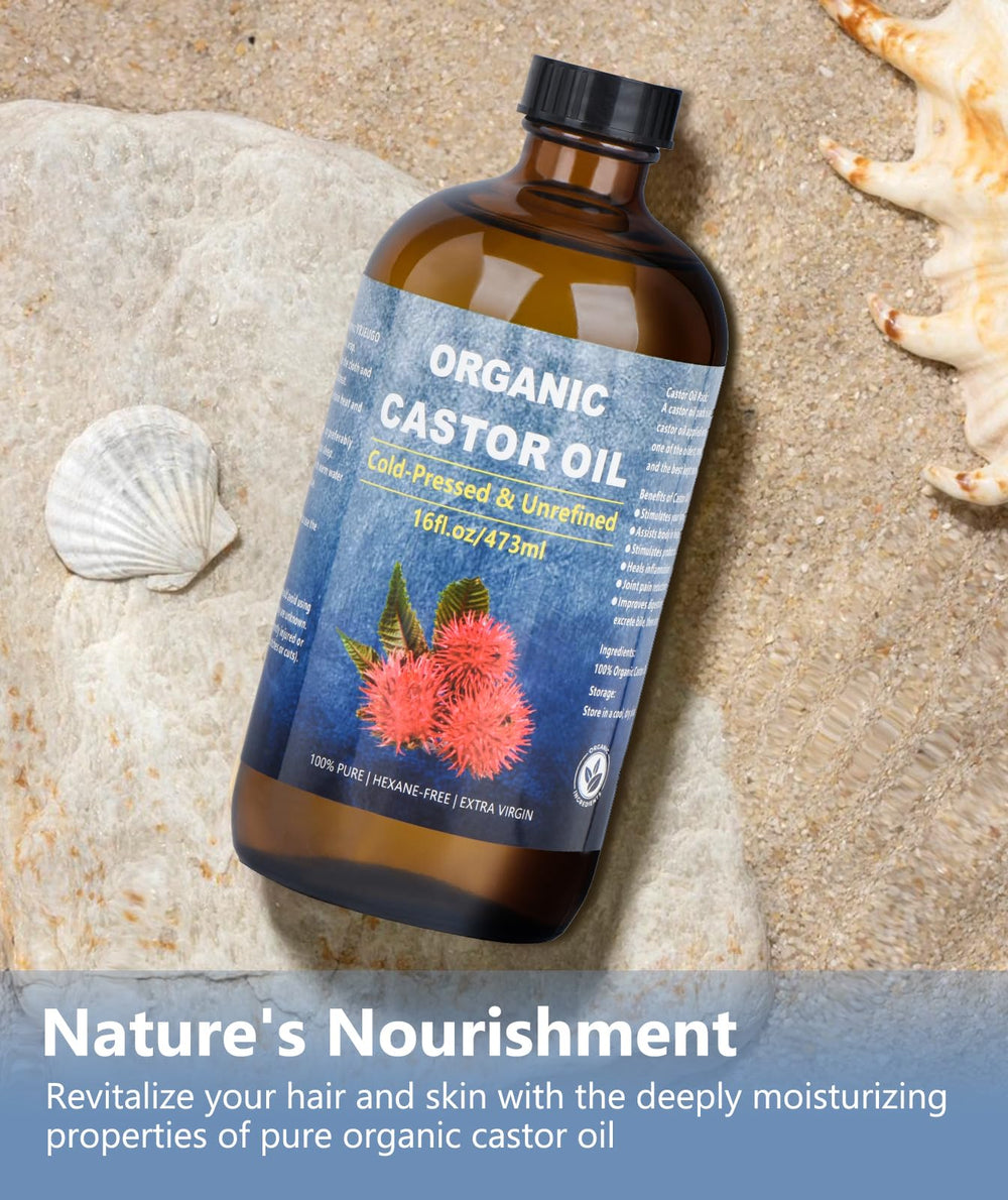 VRJEUGO castor oil for eyelashes and brows, may support fuller-looking lashes.