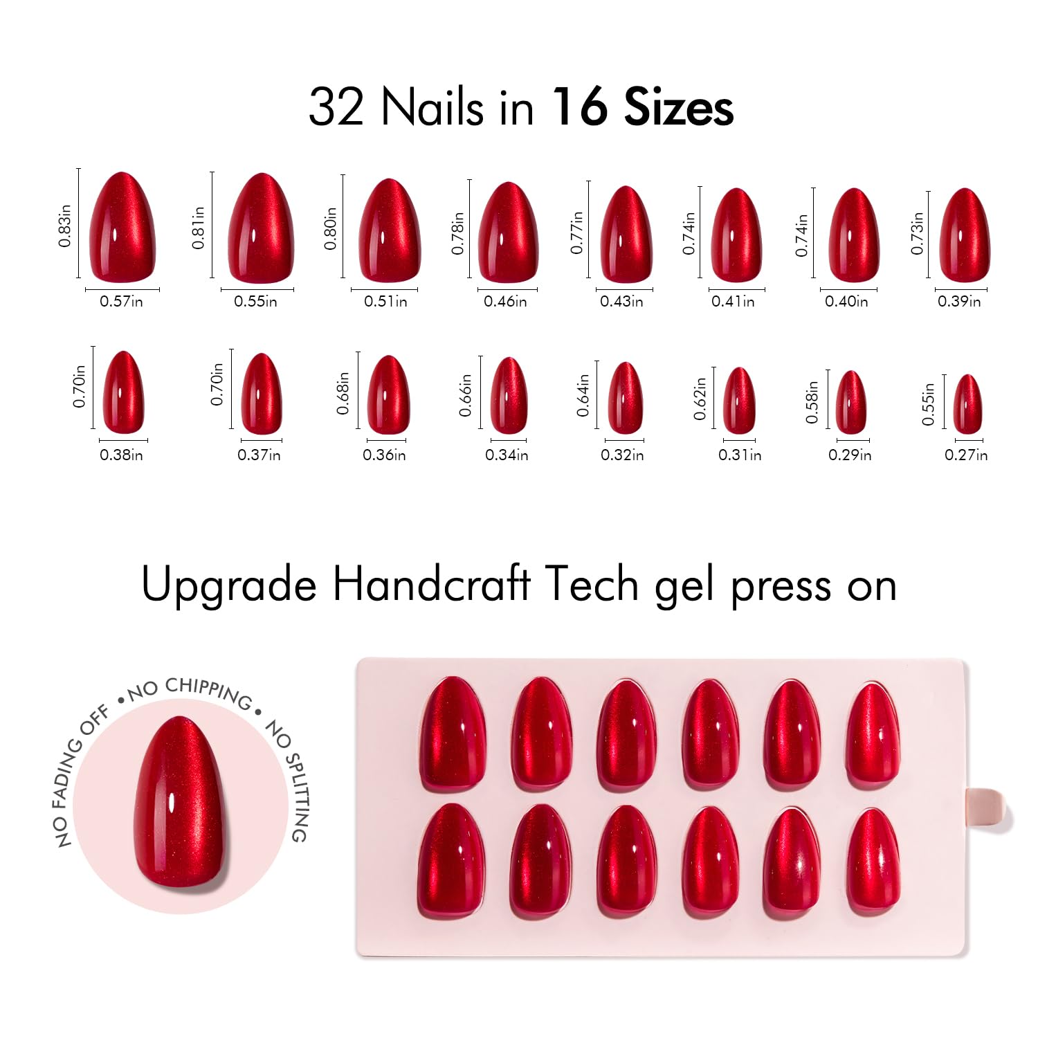 VSALON 16 sizes ensure a precise, comfortable fit