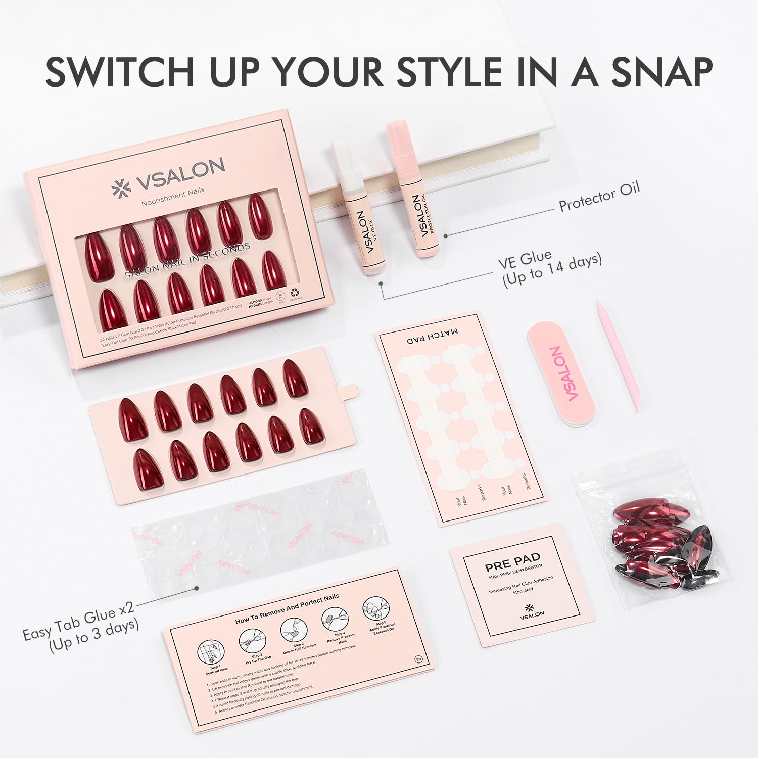 VSALON 3-minute nail application for fast results