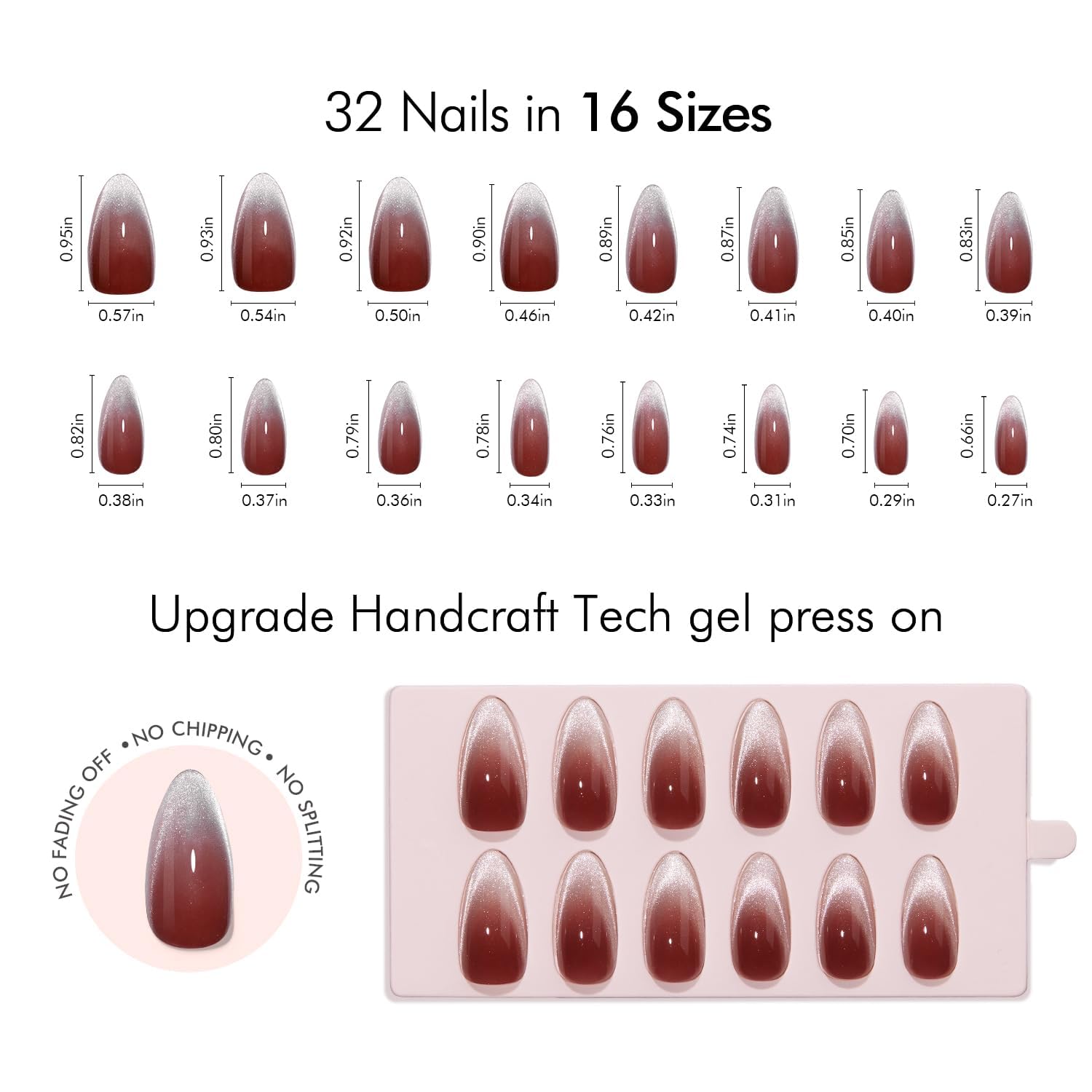 VSALON glossy salon-finish nails with vibrant color and shine