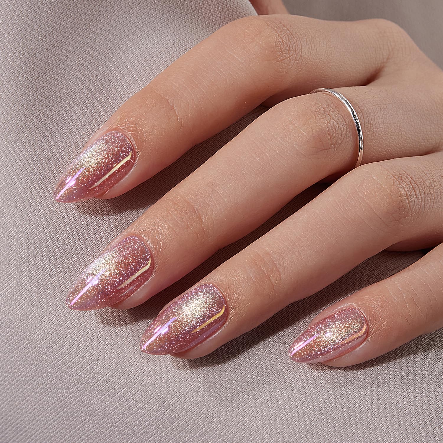 VSALON glue-on nails enable quick at-home manicure results