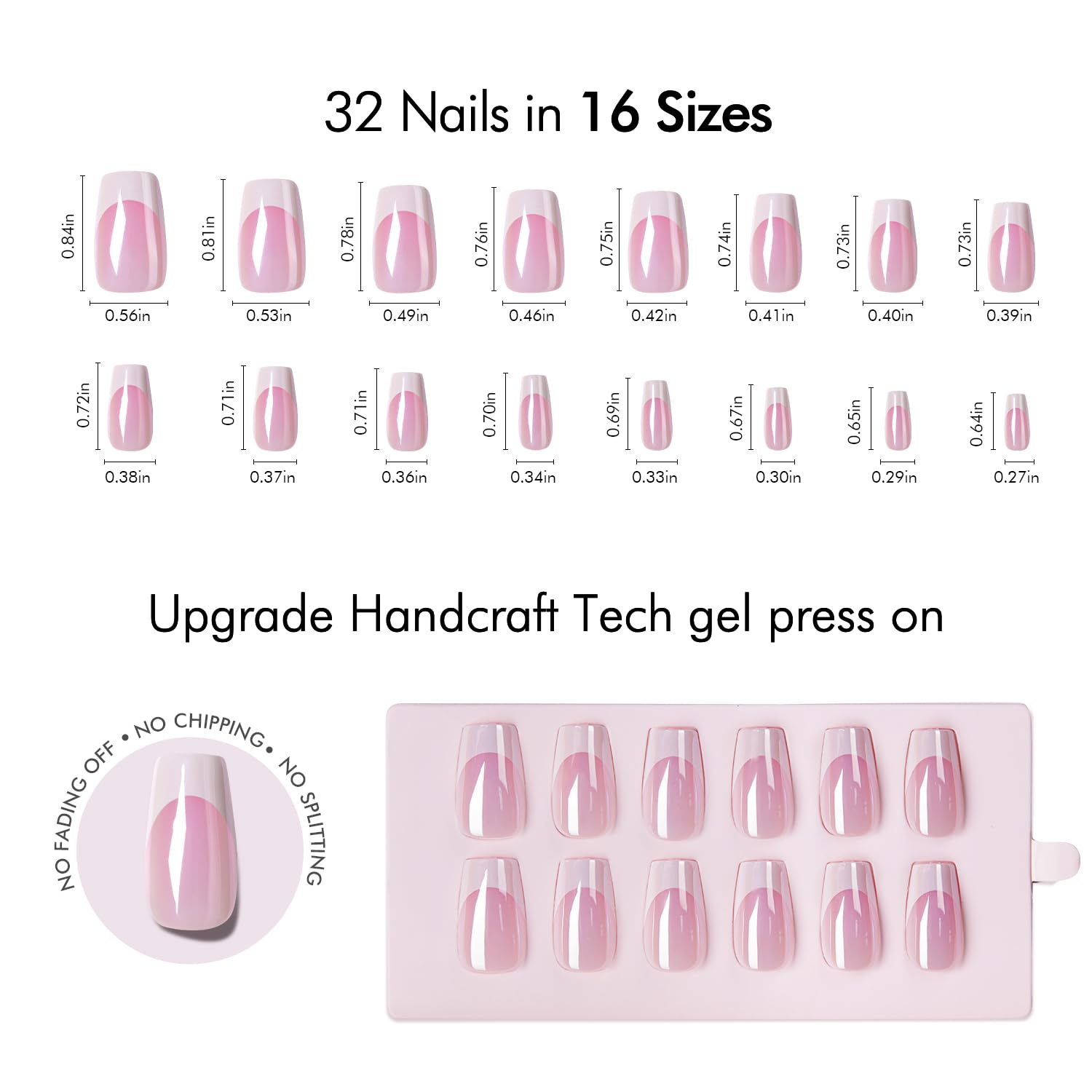 VSALON nails featuring bubble-zero fit for daily wear.