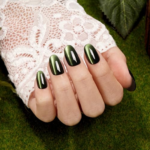 VSALON salon-shine press-on nails with UV gel finish for a professional look at home.
