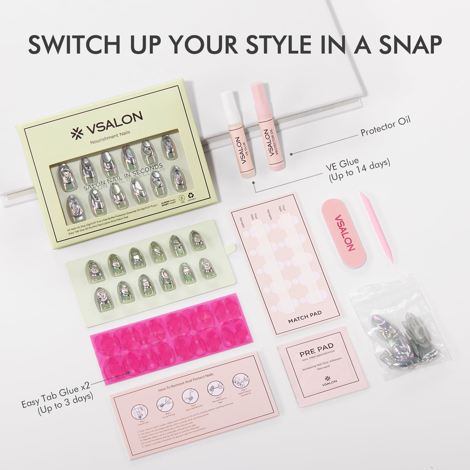Salon-grade gloss and durability for a polished look