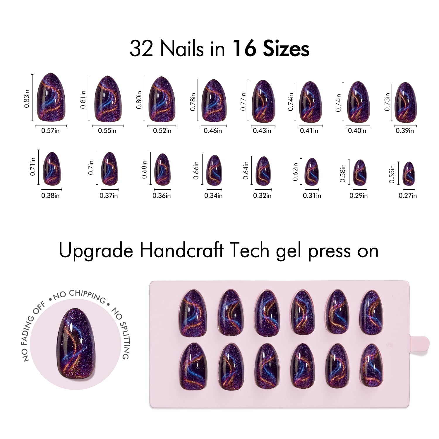 VSALON cuticle oil included to nourish and hydrate nails