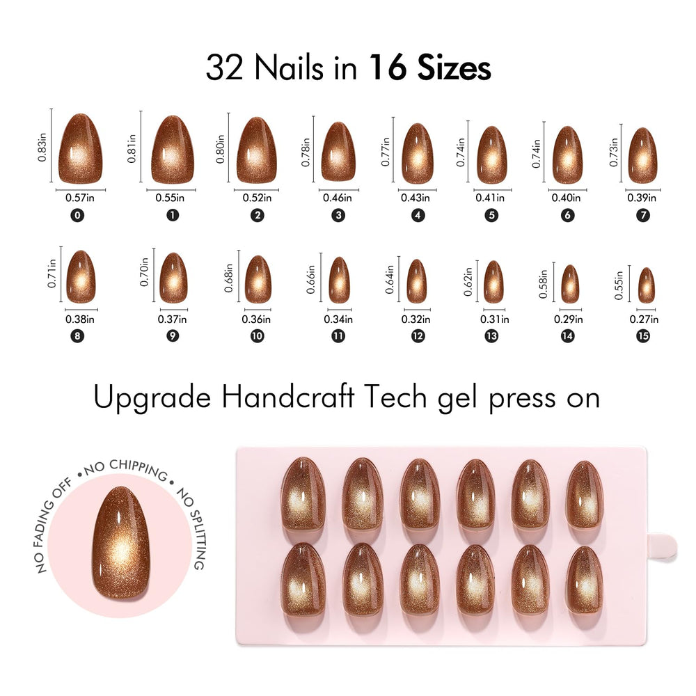 VSALON reusable nails with strong hold through showers and typing.