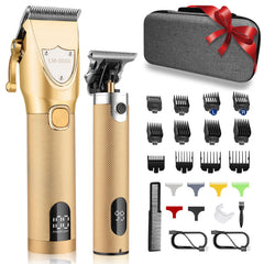 vsmooth gold clipper front view showing ergonomic grip for precise cuts