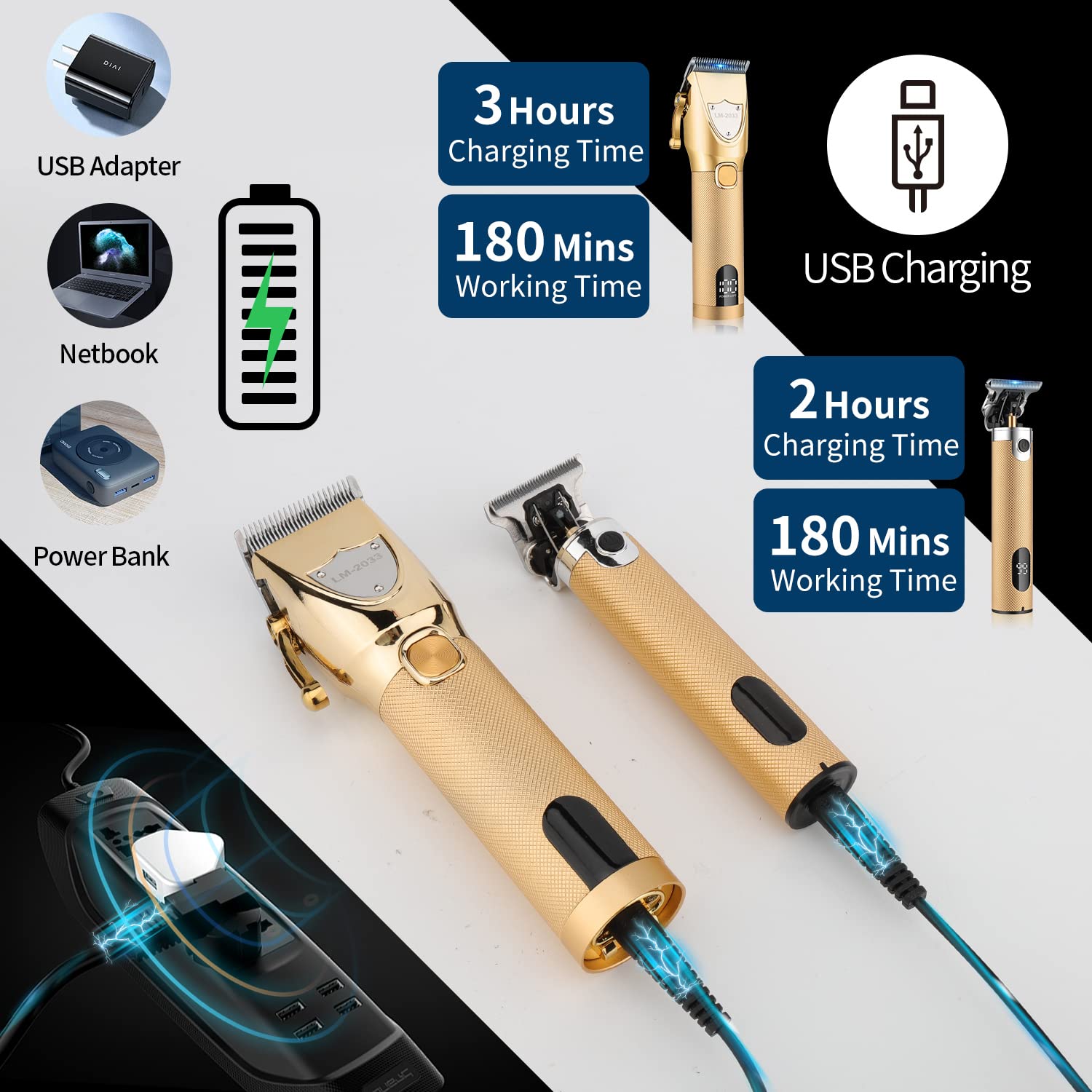 vsmooth gold LED display close-up shows battery status and reminders