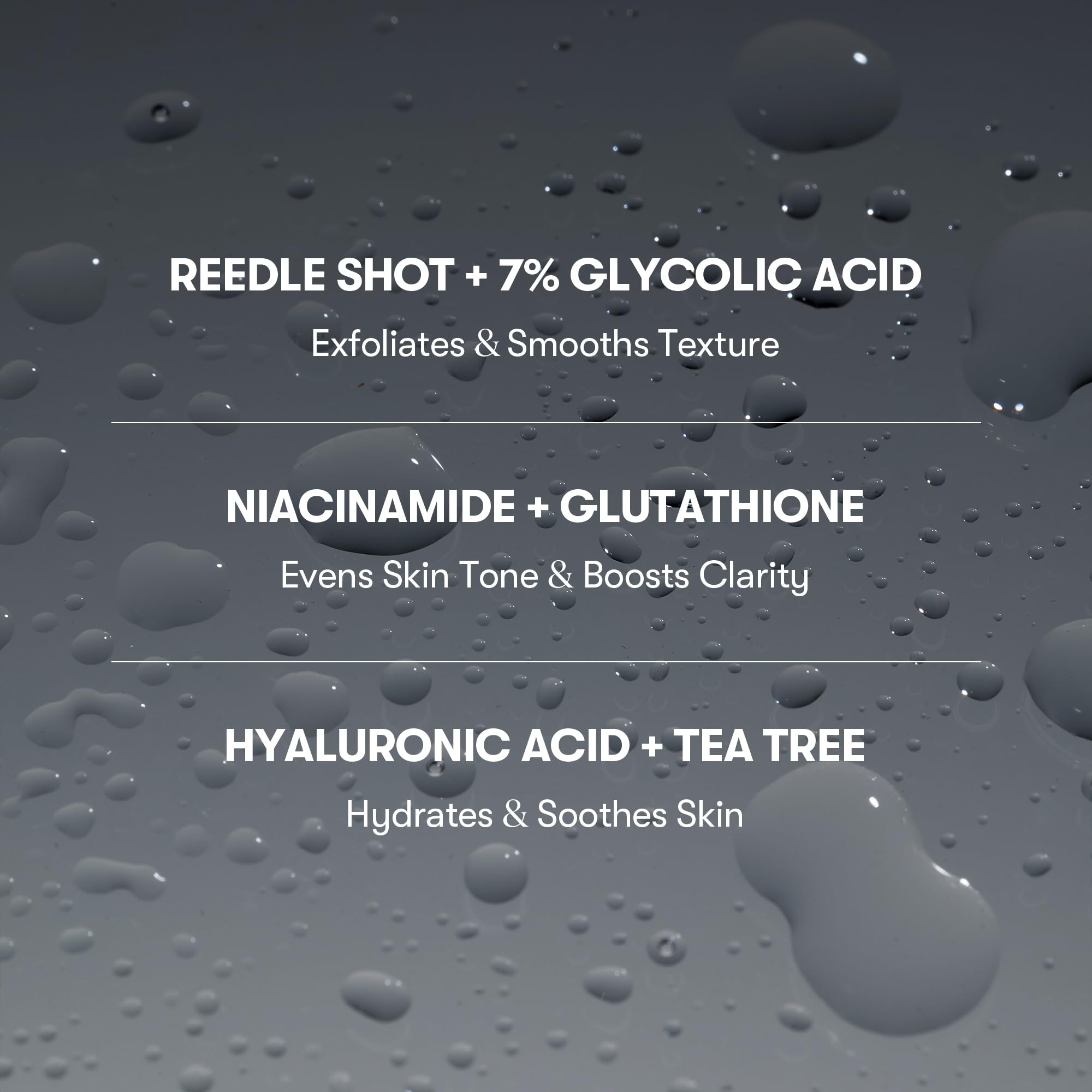 VT COSMETICS 360-degree spray nozzle reaches back and shoulders to target tough areas.