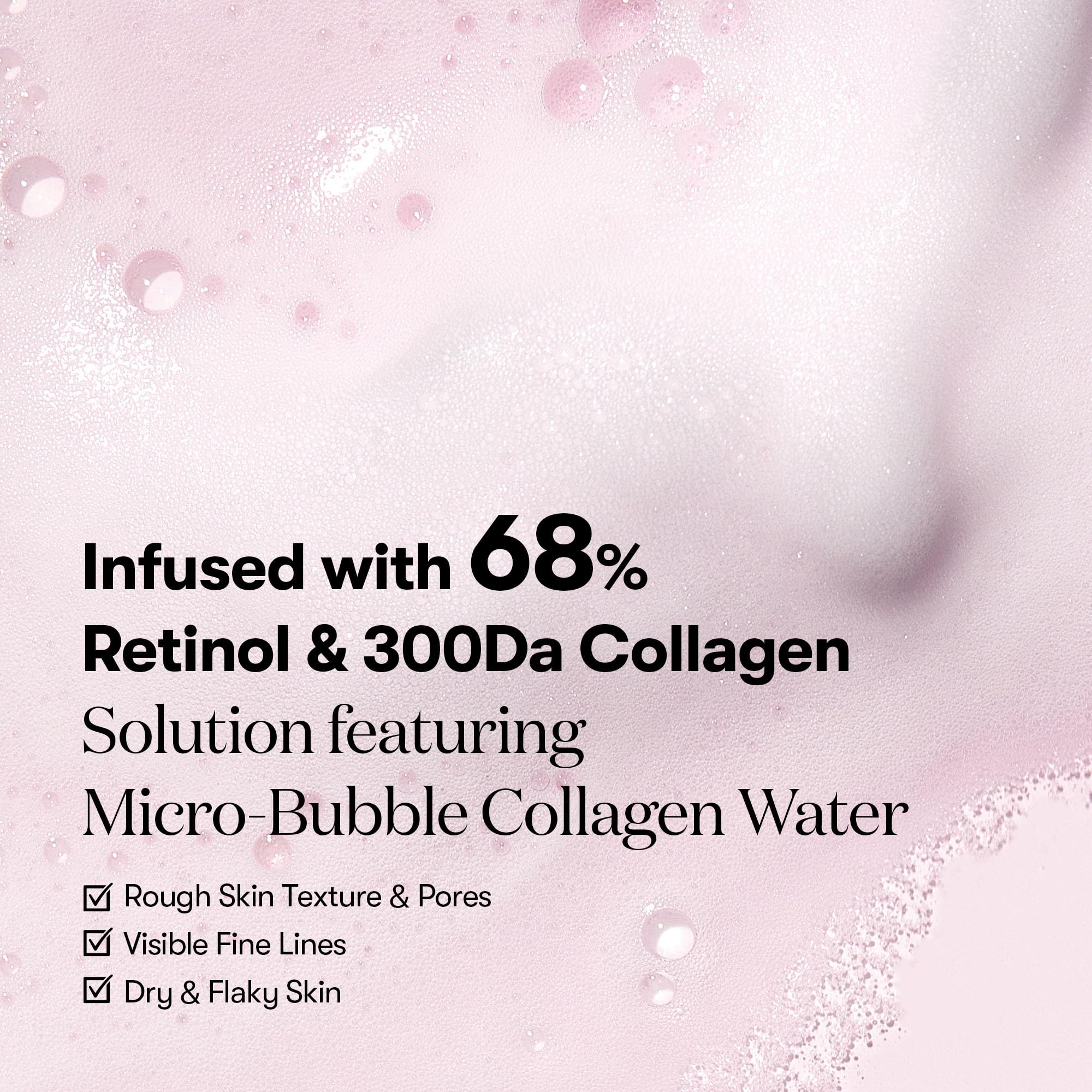 VT COSMETICS Bubble Serum label-close-up featuring premium ingredients and usage directions