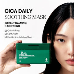 VT COSMETICS CICA Daily Soothing Mask ampoule essence delivers quick hydration to skin.