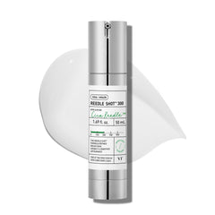 VT COSMETICS CICA Reedle Shot bottle closeup for soothing hydration and renewed glow.