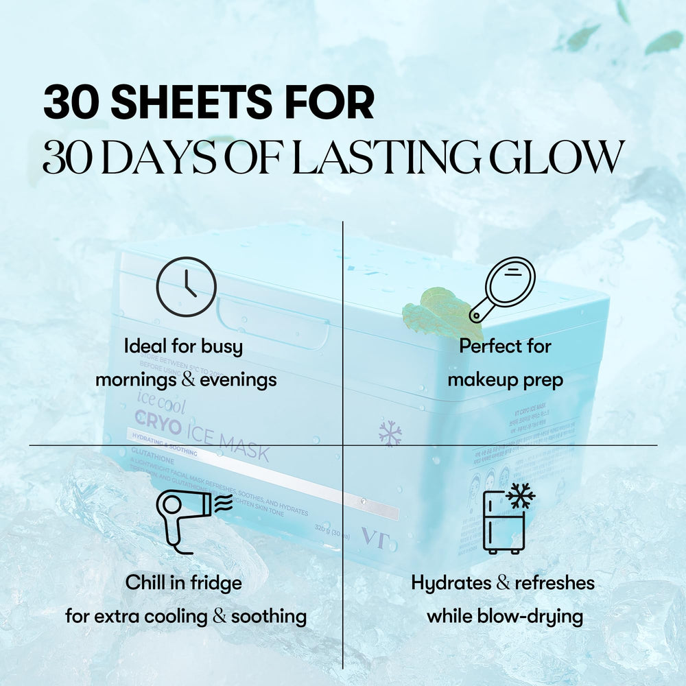 VT COSMETICS Cryo Ice Mask niacinamide emphasis for even tone support