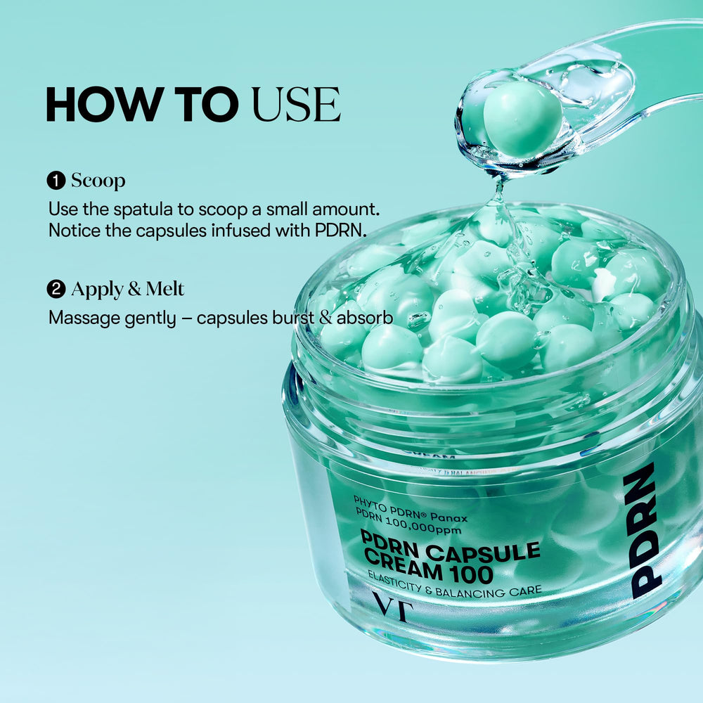 VT COSMETICS nine-peptide formula supports firmness and resilience.