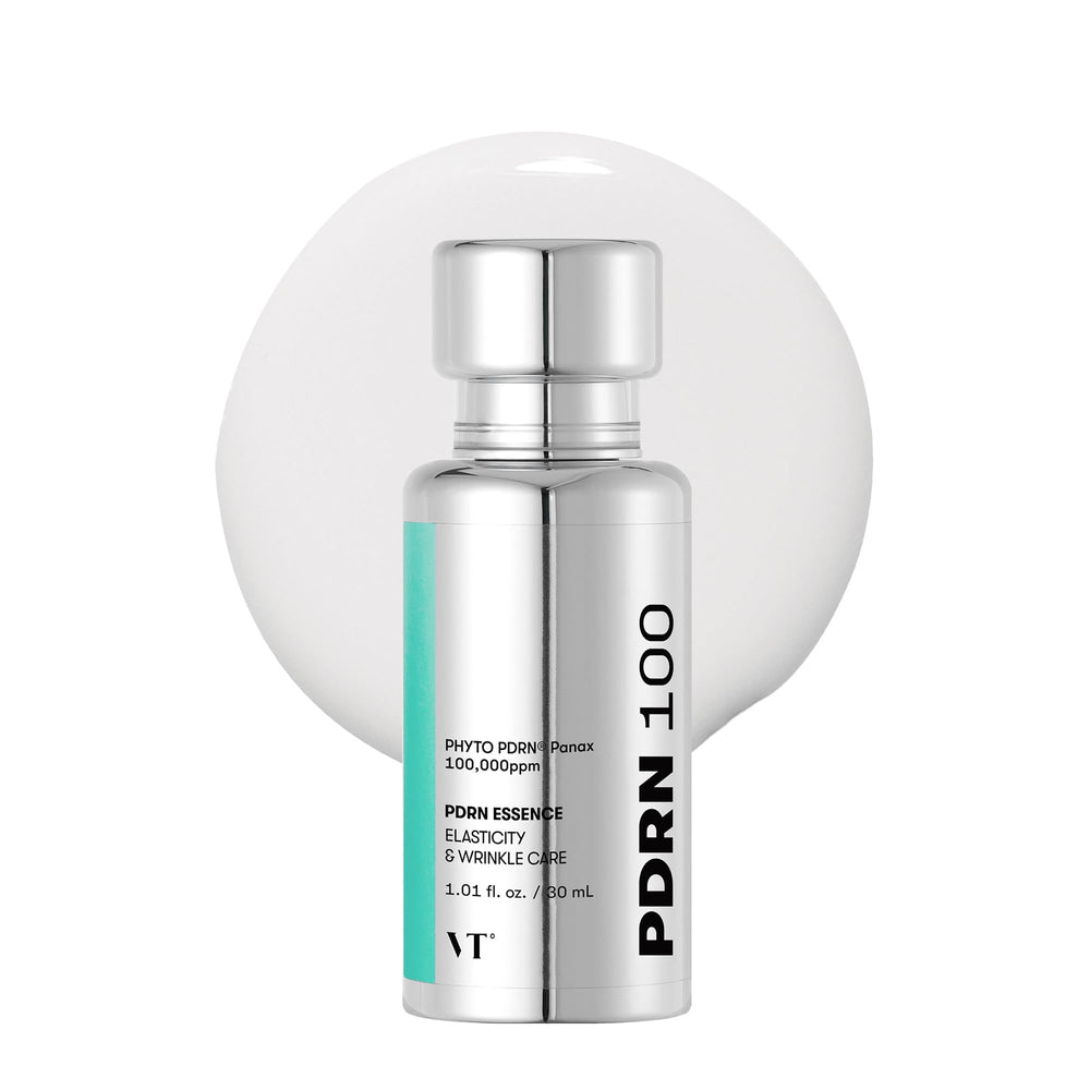 VT COSMETICS PDRN 100 Essence milky texture provides gentle hydration and quick absorption