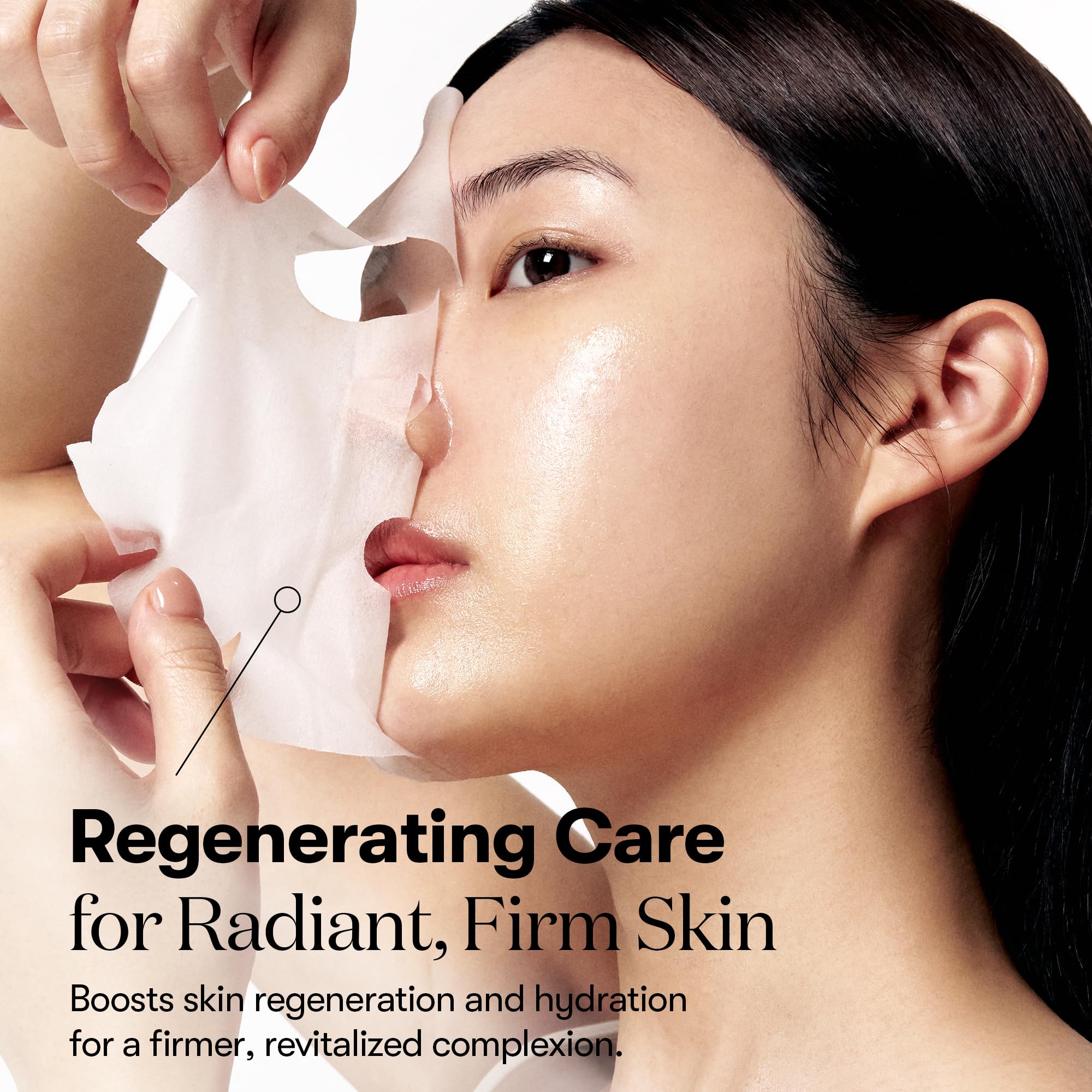 VT COSMETICS PDRN Daily Mask ceramide complex closeup emphasizing barrier support.