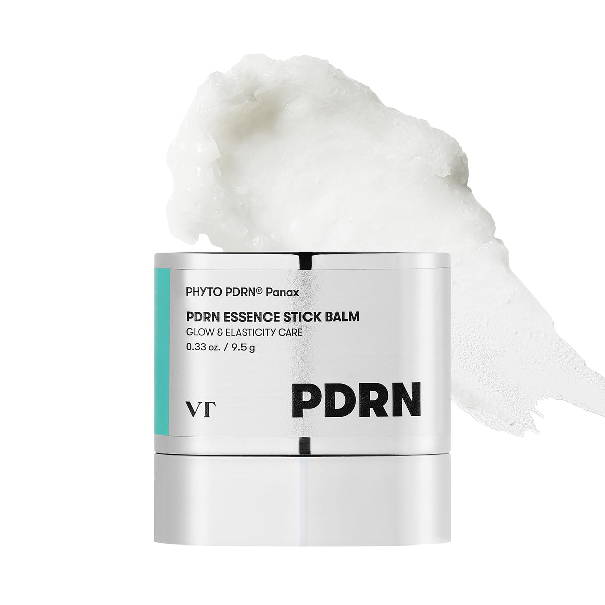 VT COSMETICS PDRN Essence Stick Balm applied in hand for quick hydration and radiance