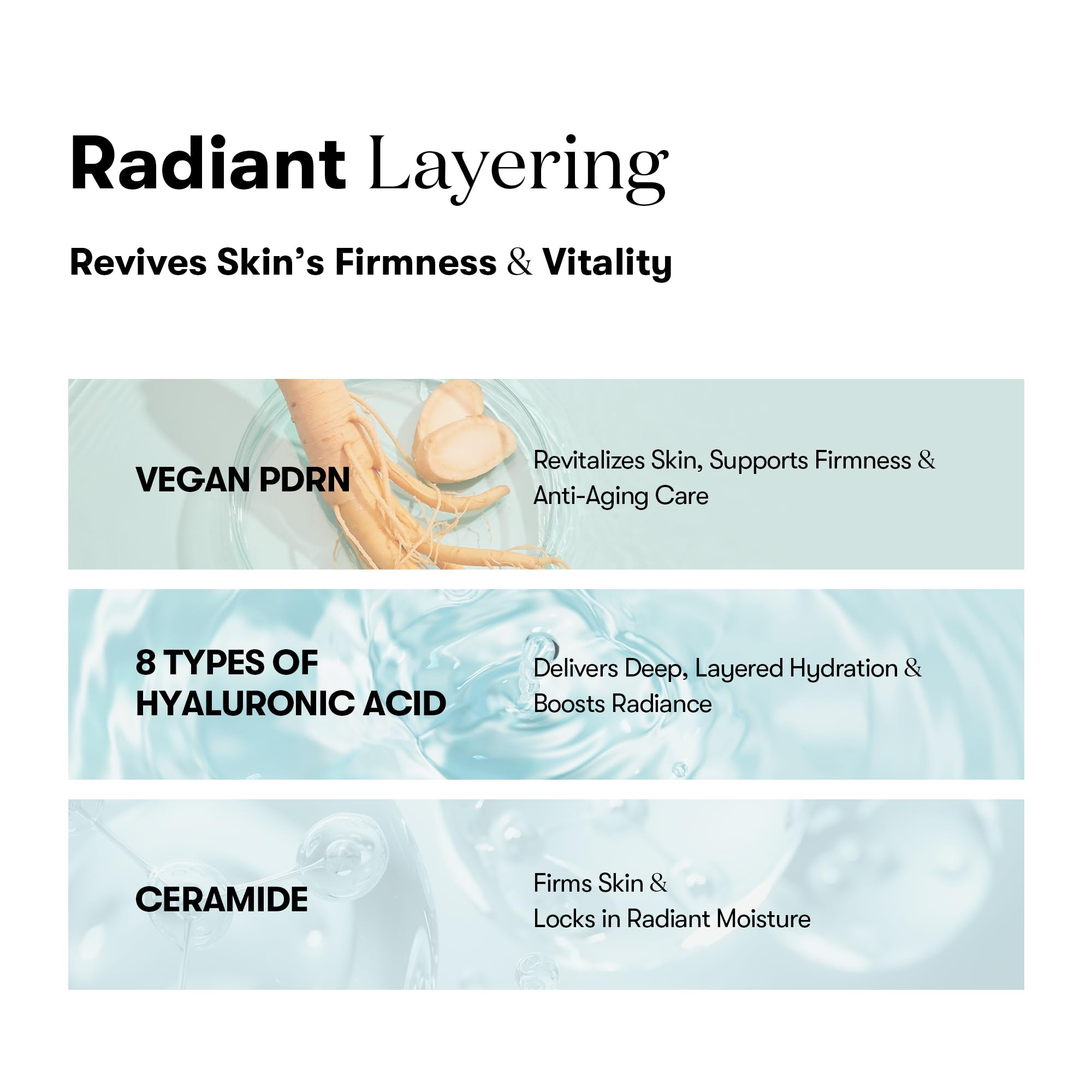 VT COSMETICS PDRN Toner Pad featuring ceramide for barrier support