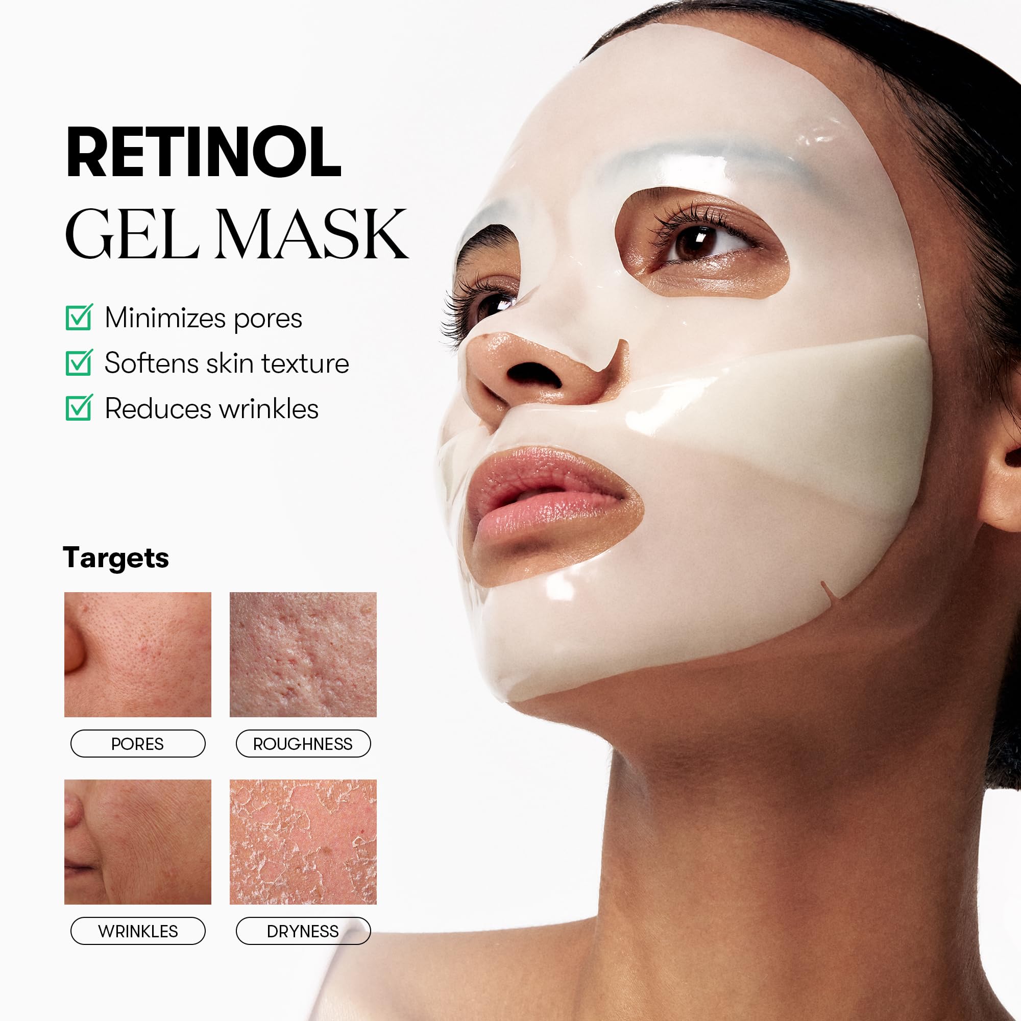 VT COSMETICS Reti-A Reedle Shot 100 hydrogel sheets ready for soothing application.