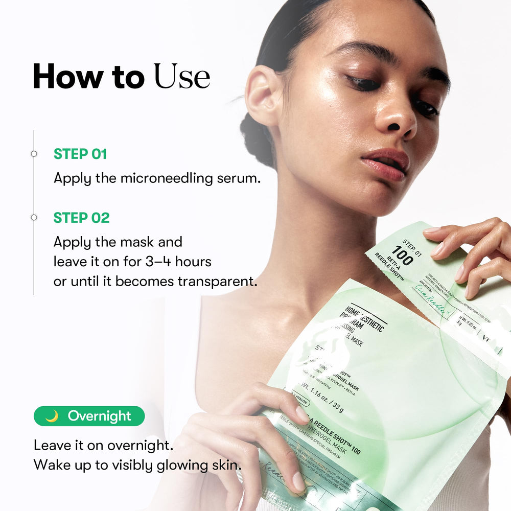 VT COSMETICS Reti-A Reedle Shot 100 soothing options from quick cooling to overnight care.