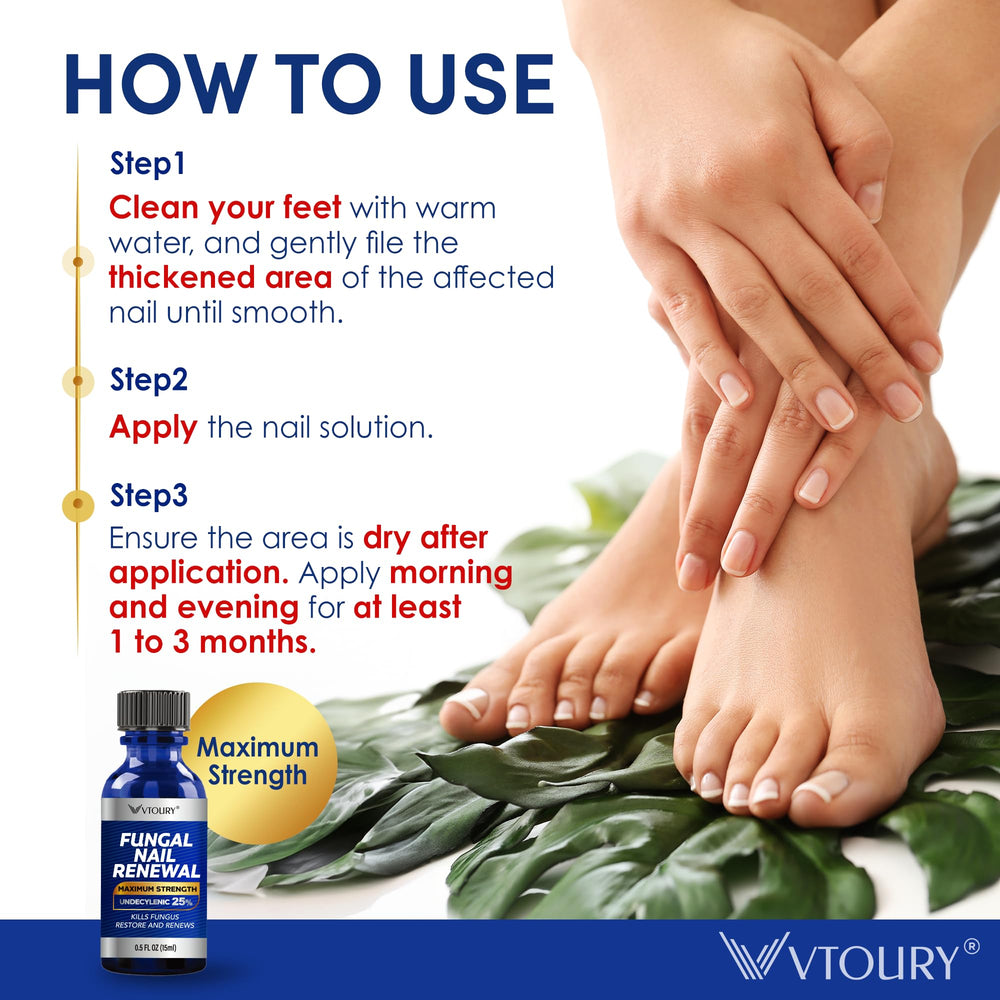 VTROUY nail health progress suggests smoother, clearer nails.