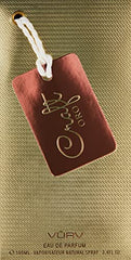 Vurv Craft Oro EDP top view highlighting sleek gold bottle ideal for daily use