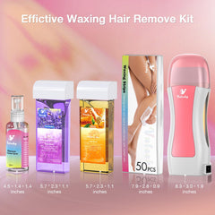 Vuteehy Roll-on Strips pack ready for efficient hair removal at home