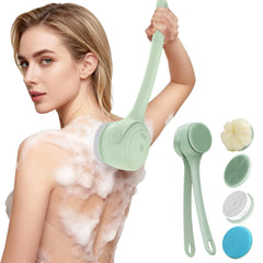 VWMYQ electric back scrubber brush head for deep cleansing and exfoliation.
