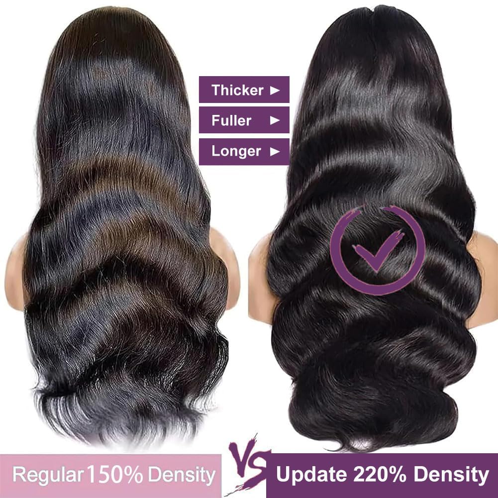 VXCVAE 30-inch wig, close-up hairline, pre-plucked baby hairs for a realistic edge.