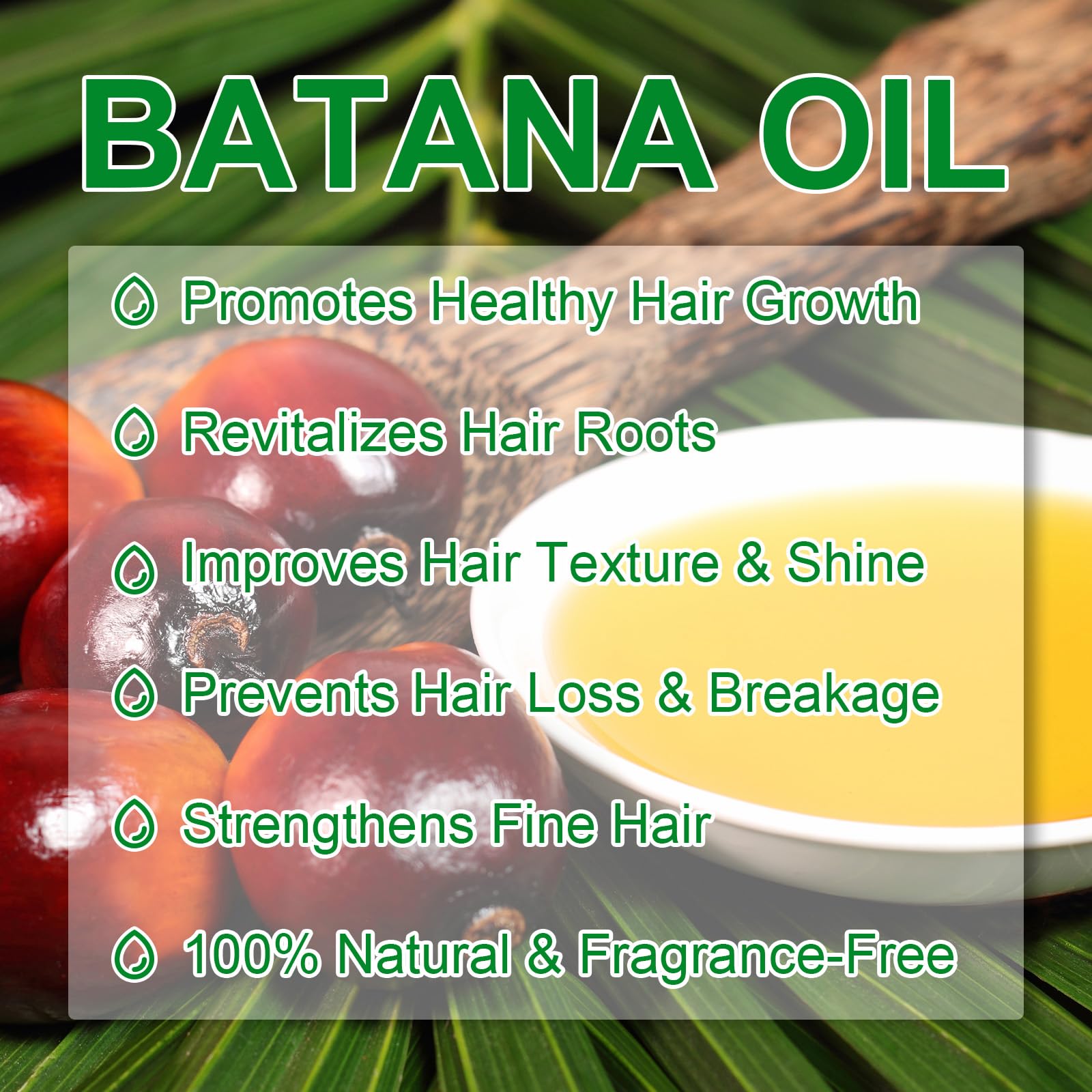 VXHDAG Batana Oil being poured to highlight easy scalp massage