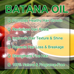 VXHDAG Batana Oil being poured to highlight easy scalp massage