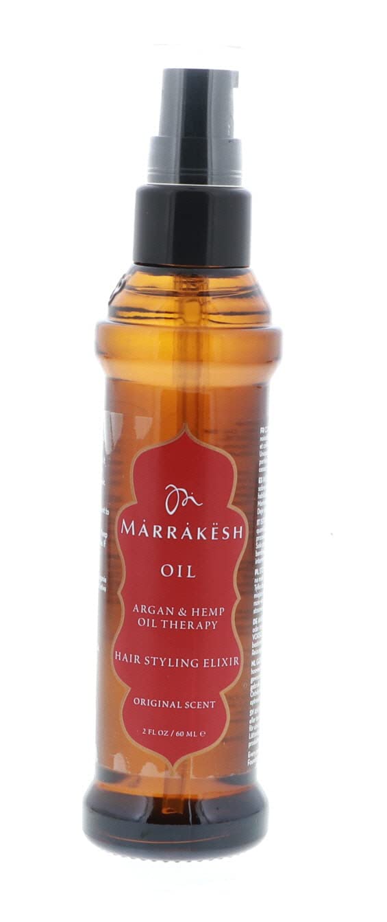 Vxoyo Ula-style Marrakesh Oil bottle for shine and softness.