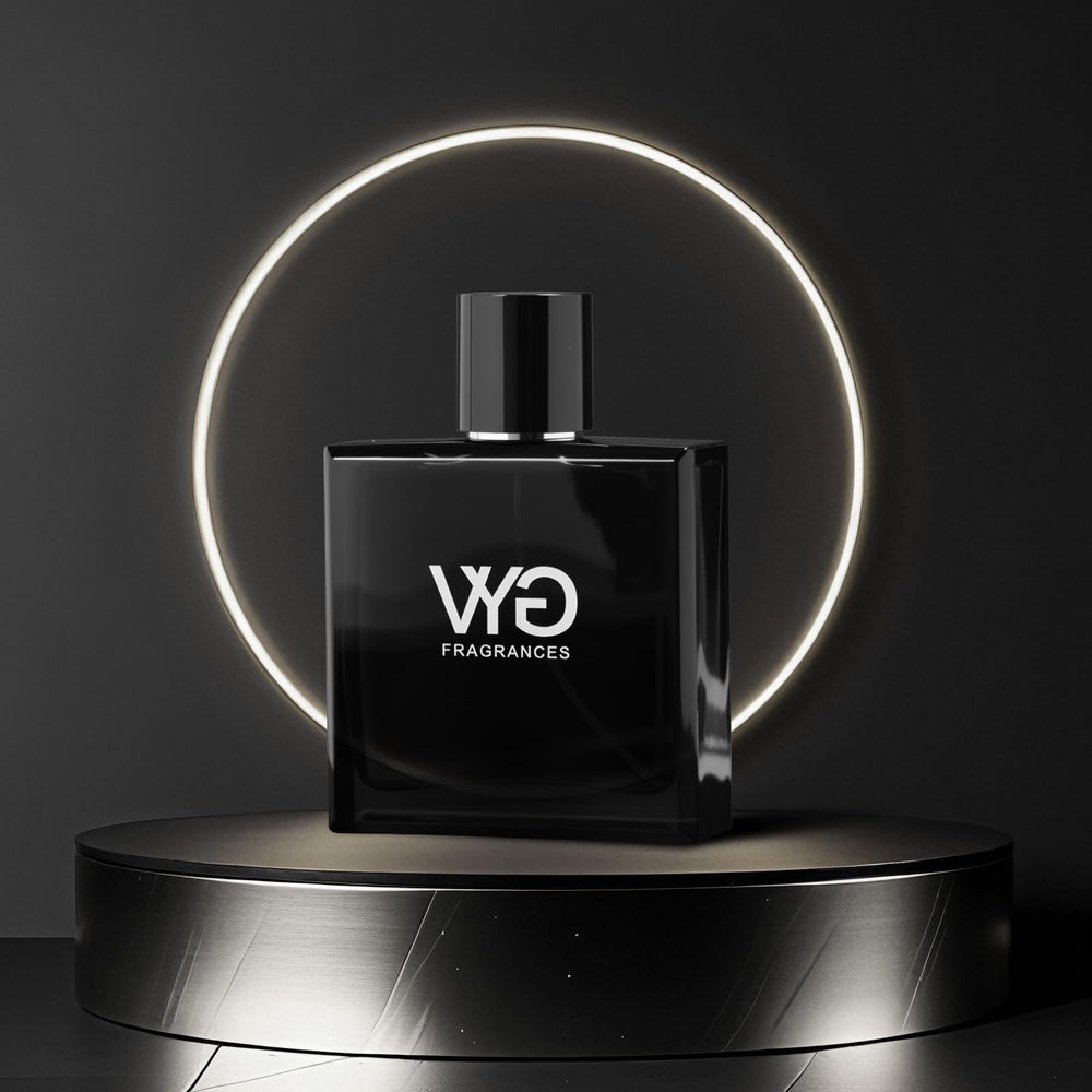 VYG Pheromone Cologne being applied, suggesting easy daily usage