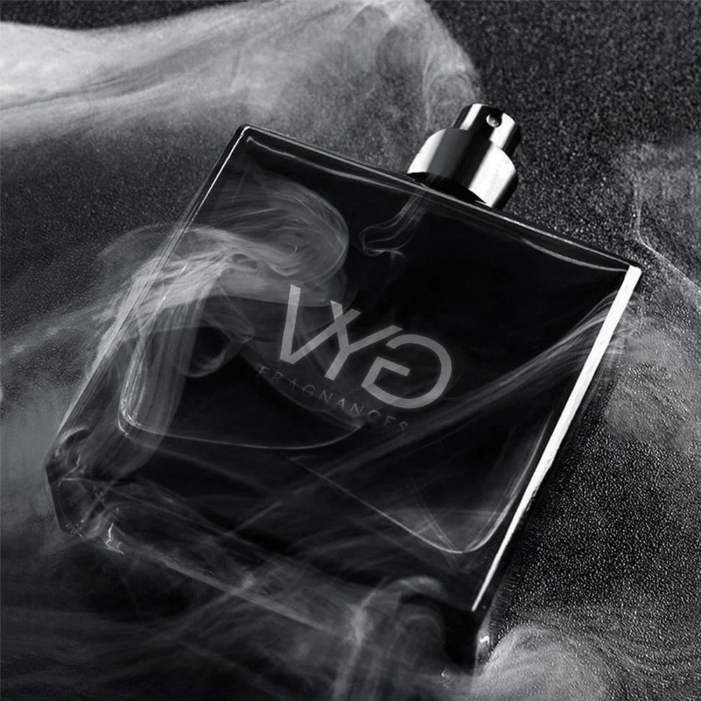 VYG Pheromone Cologne bottle back view showcasing premium packaging for gifting