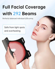 VYM Red Light Mask wireless design lets you use it anywhere