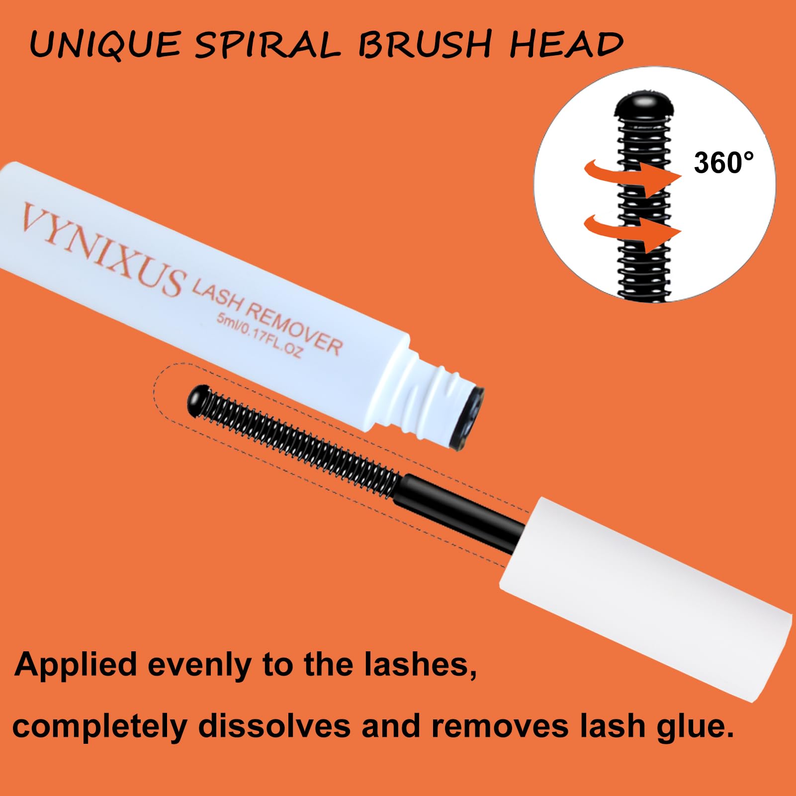 VYNIXUS Lash Remover with a gentle, sensitive-eye safe formula