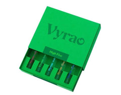 Vyrao High Five Set packaging; compact tester kit for on-the-go scents.