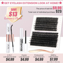 Vznffur lash bond and seal bottle provides strong hold and easy finish.