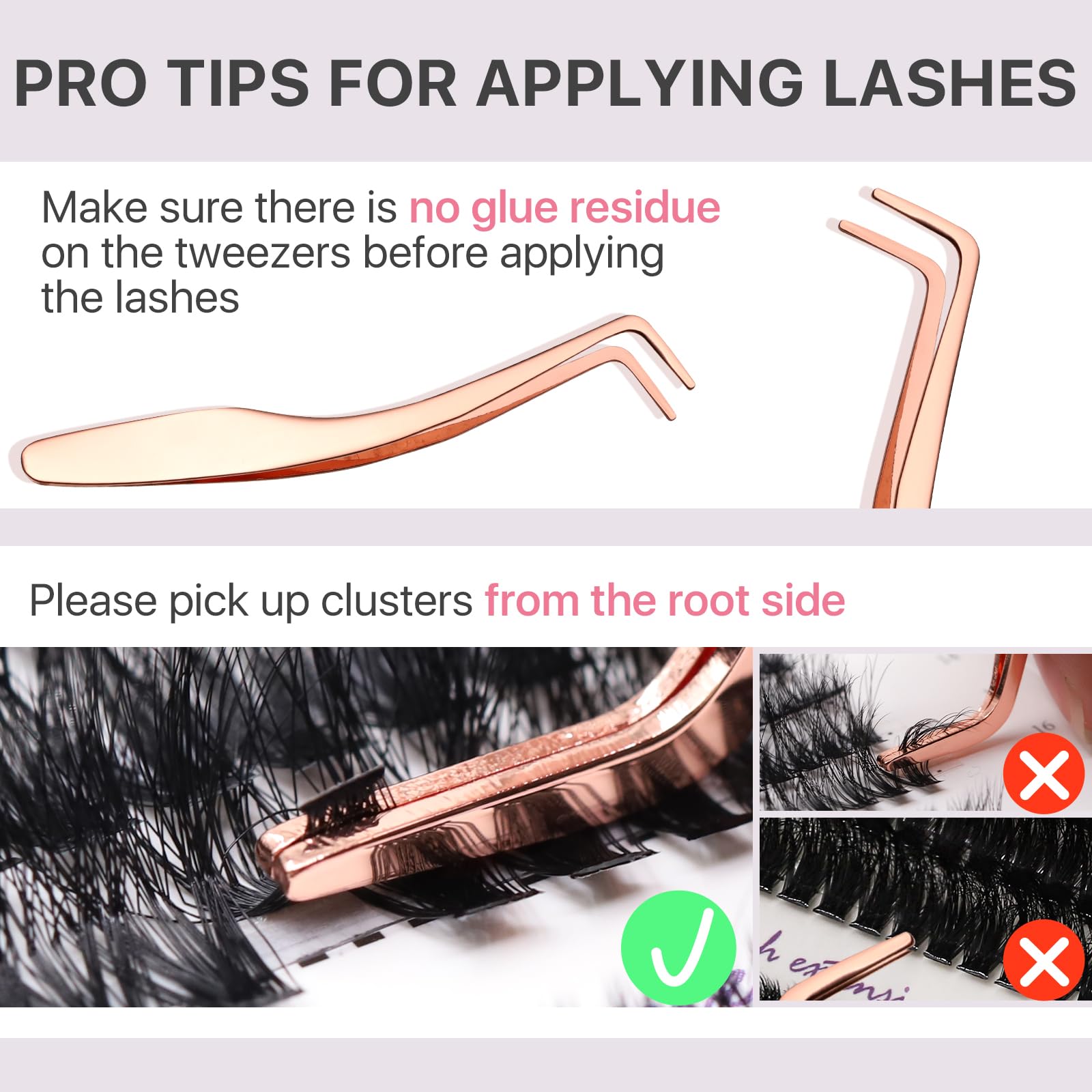 Vznffur lash extension kit in action during makeup routine.