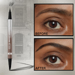 W3W Eyebrow Pen soft black shade ideal for dark hair definition.