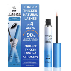 W3W Lash Serum bottle close-up showing a nourishing formula for lashes.