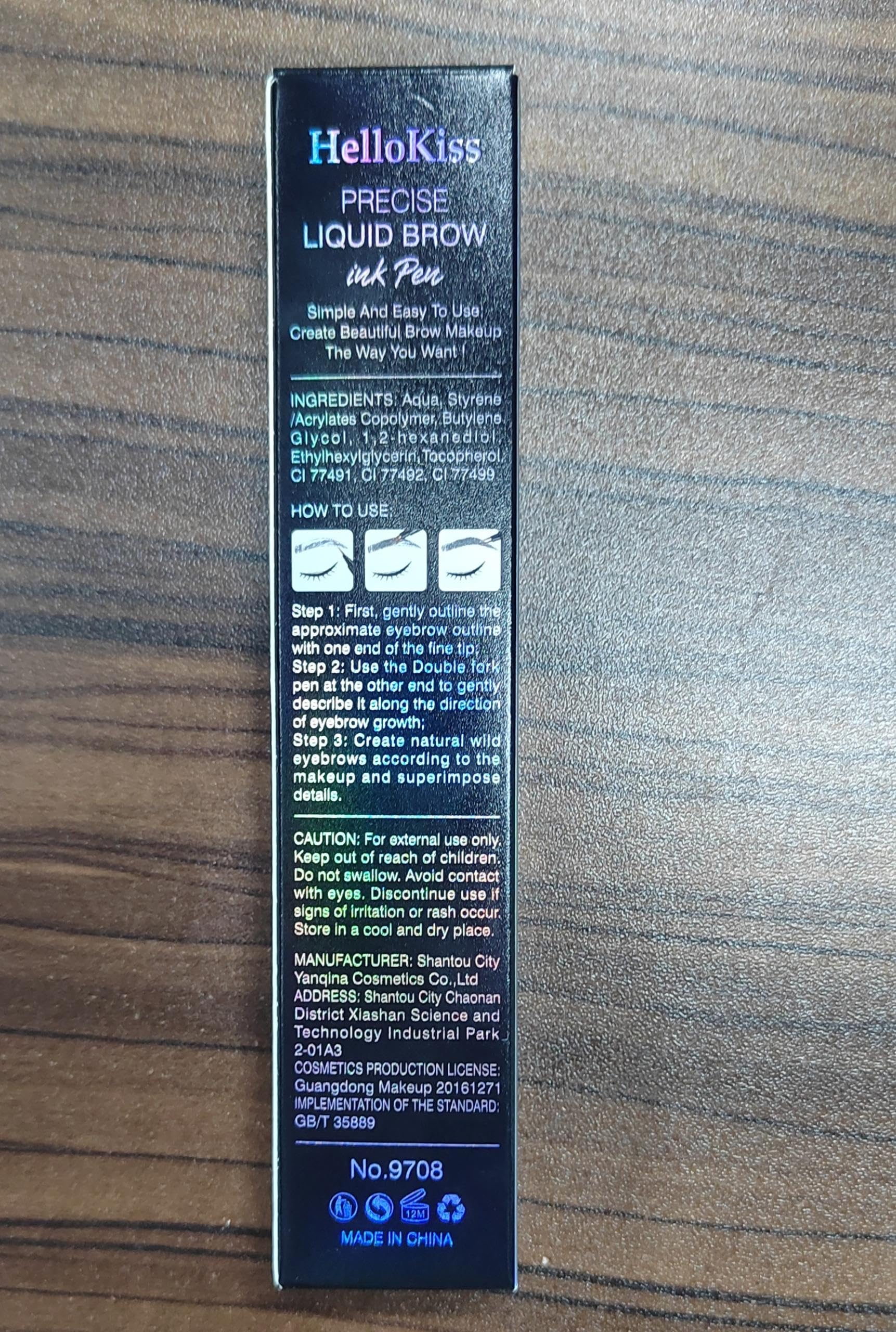W3W Microblading Eyebrow Pencil brown shade matches most brow tones