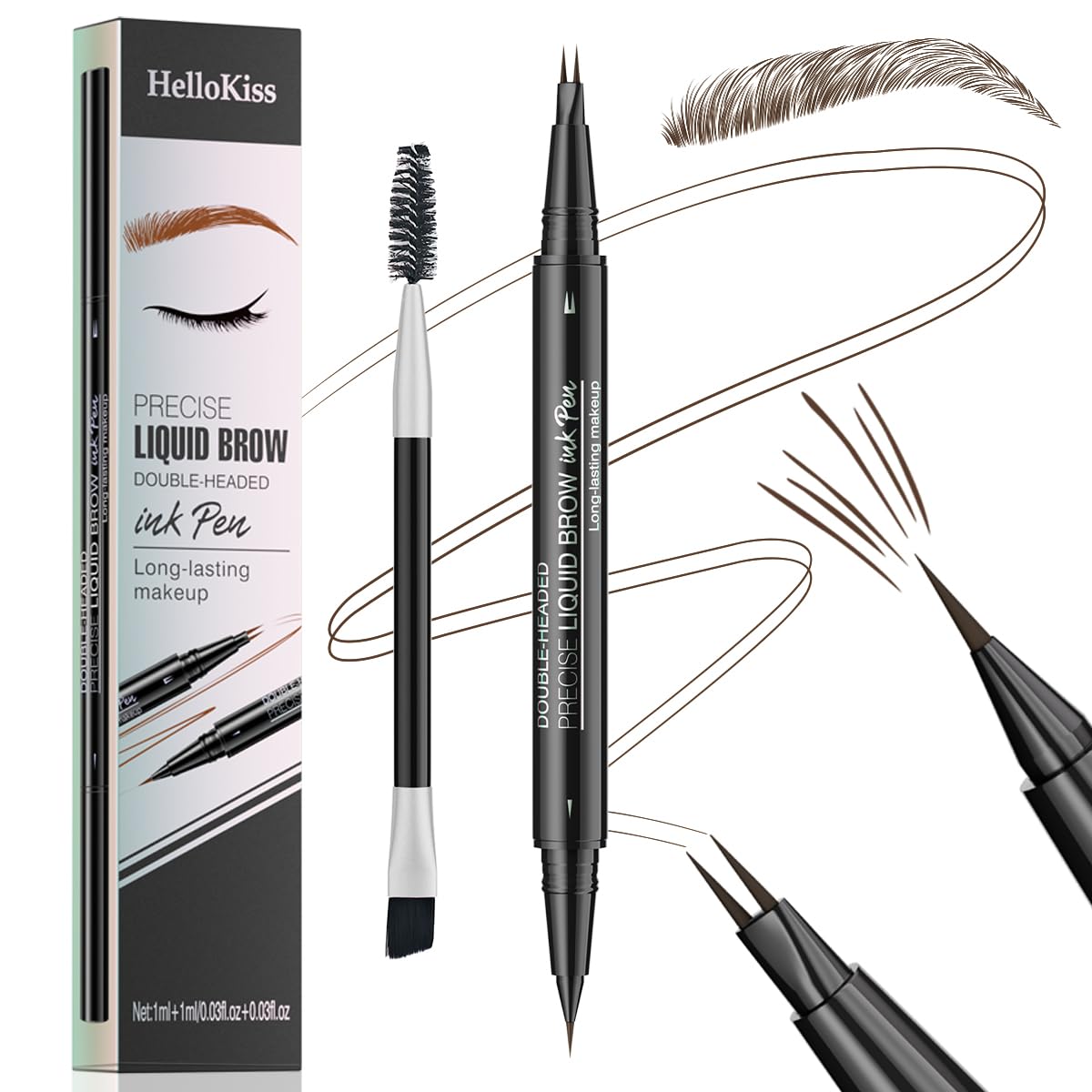 W3W microblading eyebrow pencil with a precise tip for natural hair-like strokes.