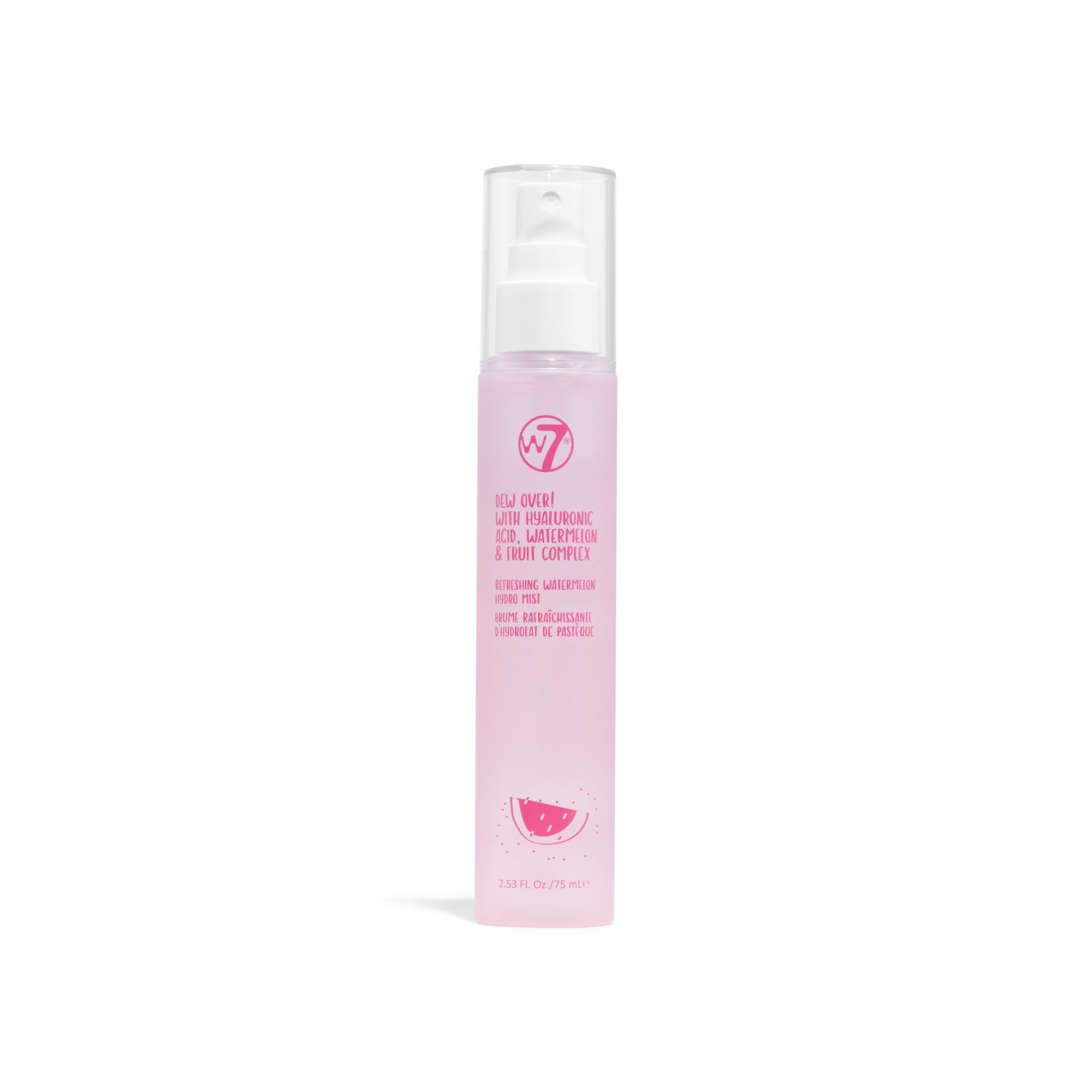 W7 Dew Over! hydrating mist bottle for on-the-go hydration and sensitive skin