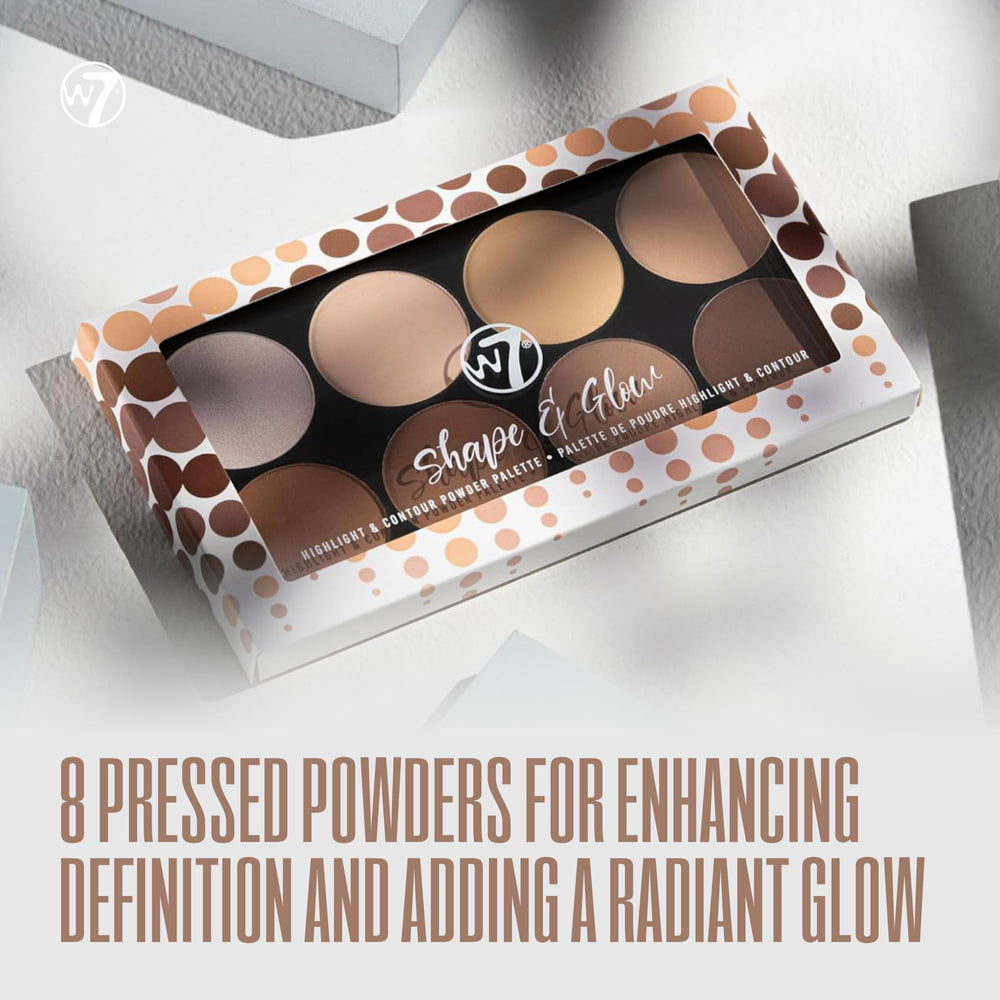 W7 Lift and Sculpt cream shade swatches show versatile contour options for subtle to dramatic looks