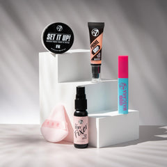 W7 On the Go Cuties mascara with travel wand delivers bold lashes.