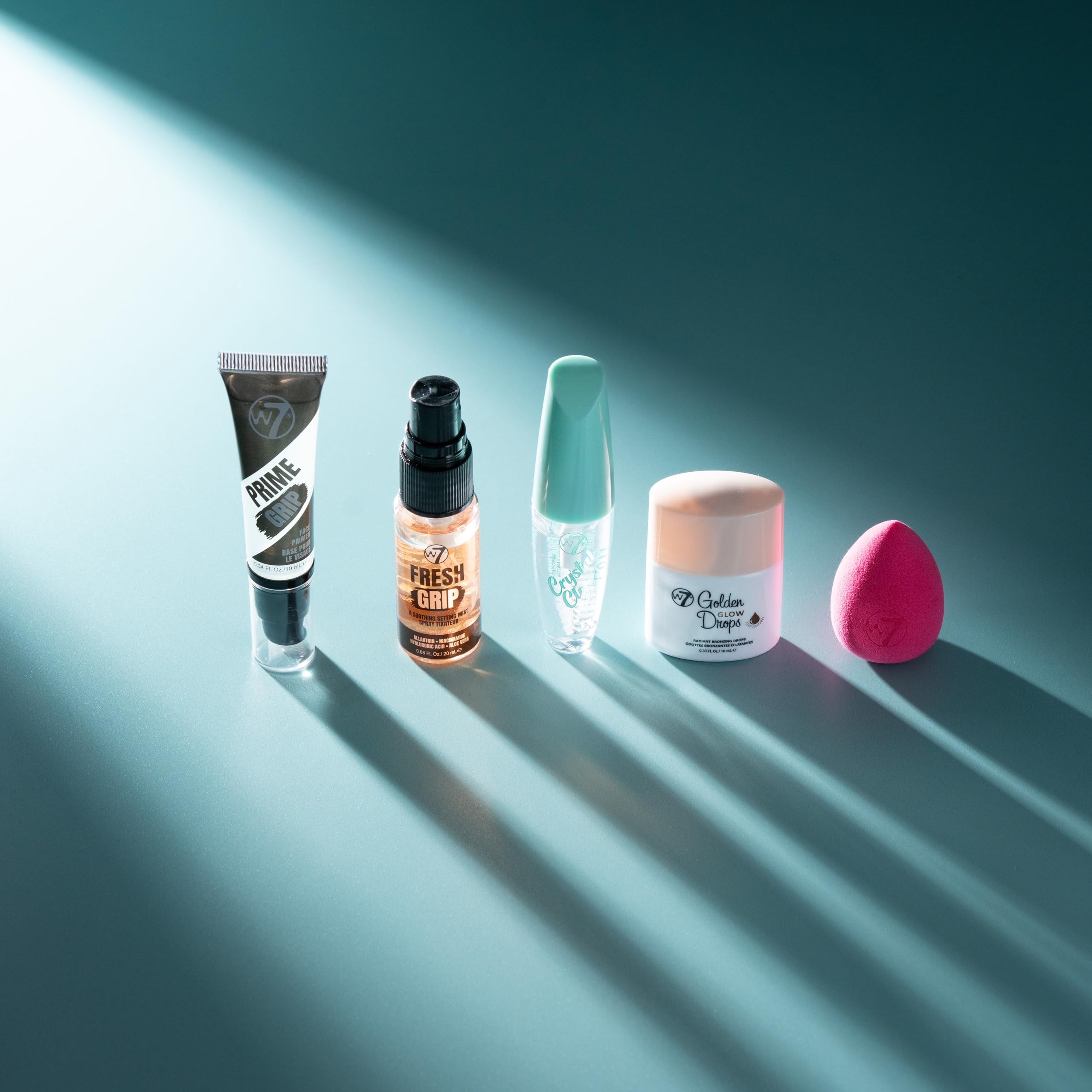 W7 Fresh Grip setting spray, lightweight hydration to set makeup all day