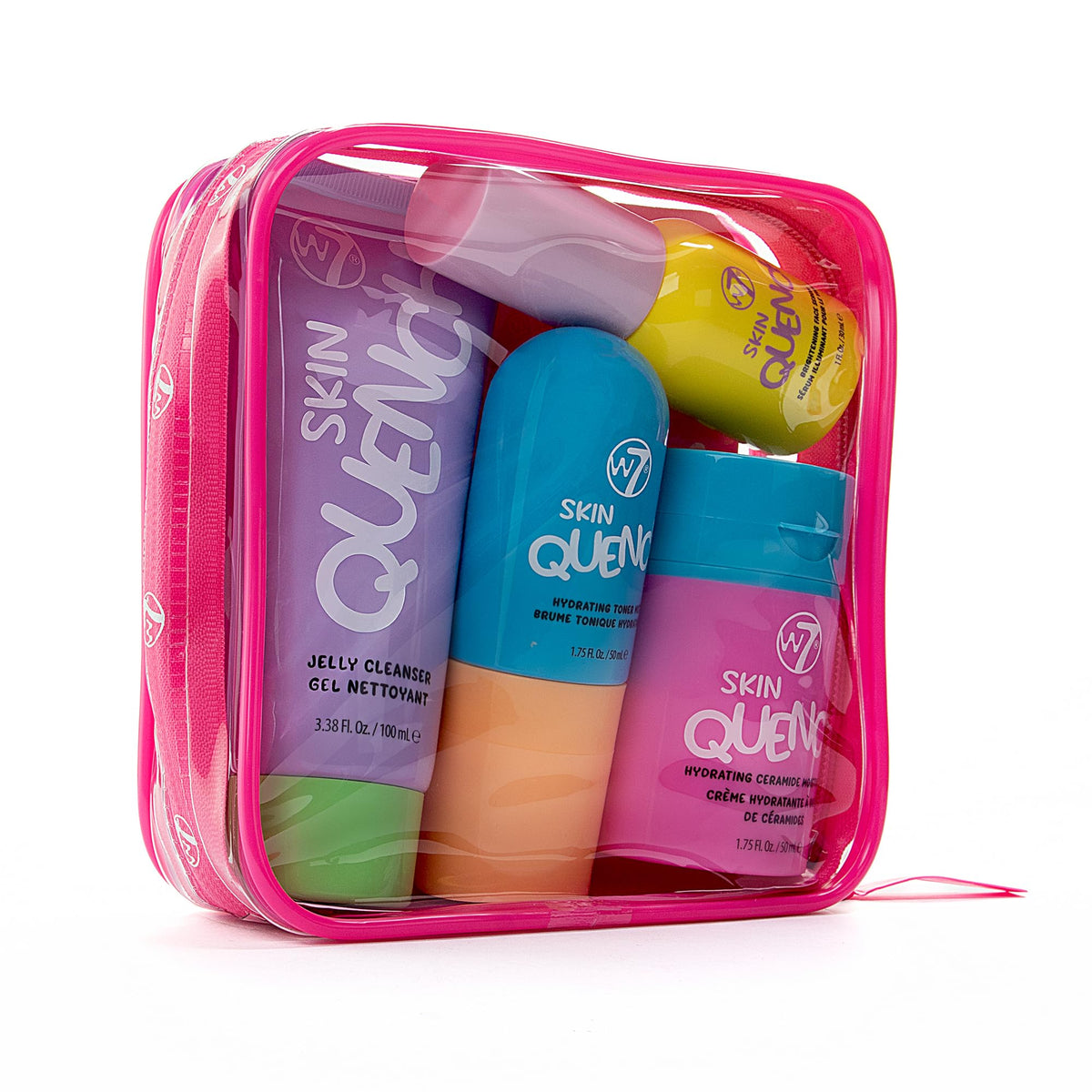 W7 Skin Quench cleanser bottle for daily cleansing and hydration.